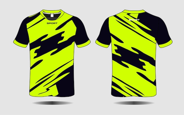 groene kleur vector stof textielontwerp voor t-shirt voetbaltrui