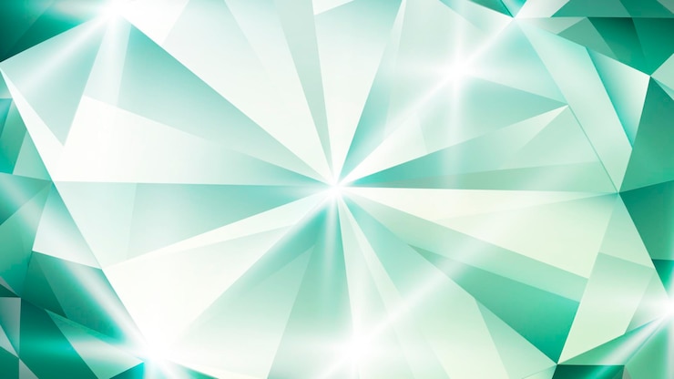 Vector groene kristallen edelsteen ontwerp vector