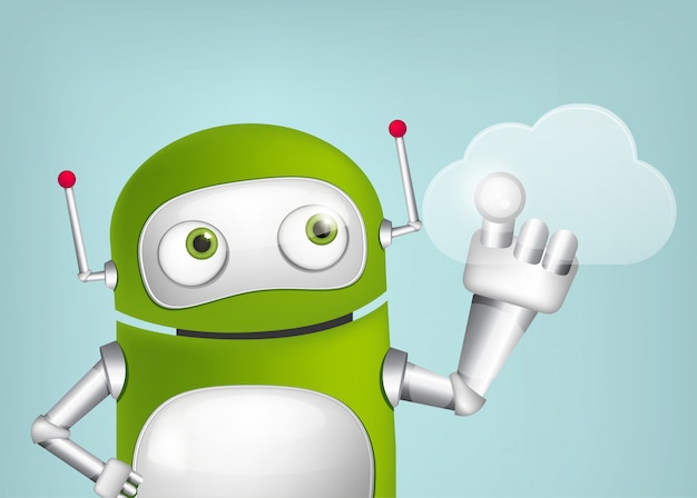 Groene robot