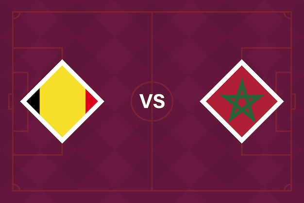 Groepsfase wedstrijden 33 België vs Marokko