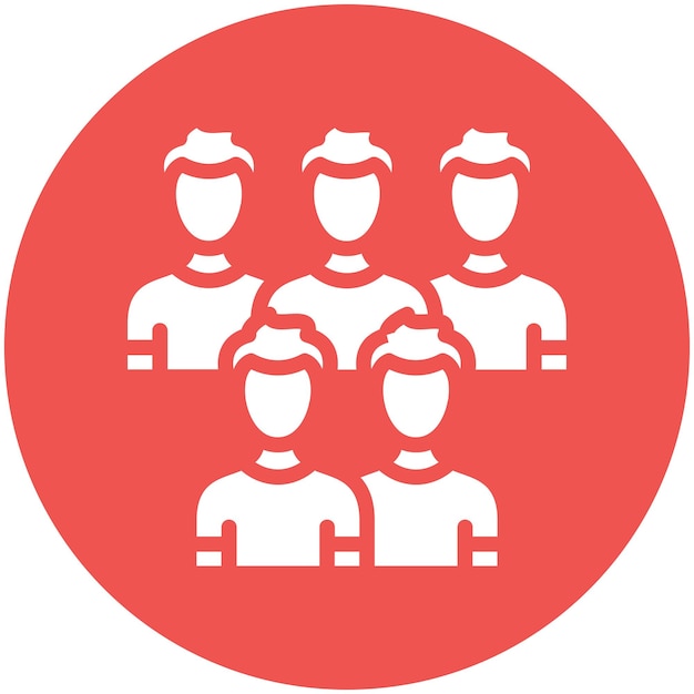 Groepslid vector icoontje illustratie van Vacation Planning icoonset