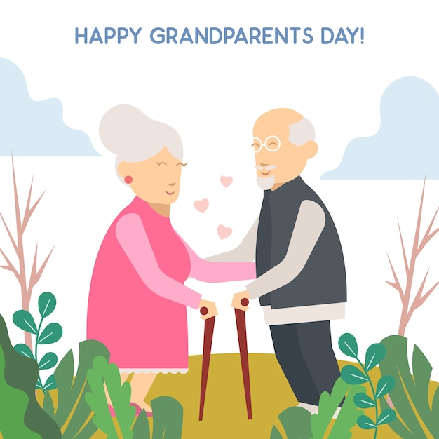 Groet van de dag van de grootouders