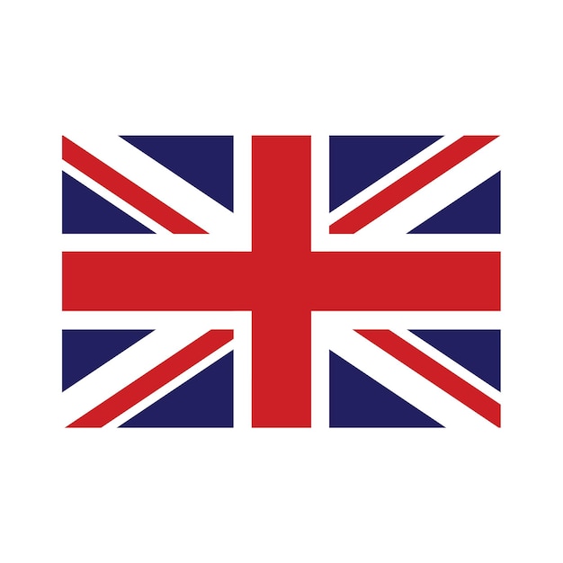 Groot-Brittannië, de vlag van het Verenigd Koninkrijk.