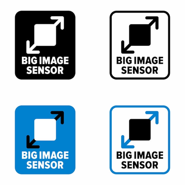 Groot of Big Image Sensor cameratechnologie informatiebord