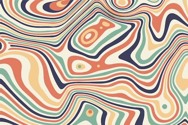 Groovy psychedelic background