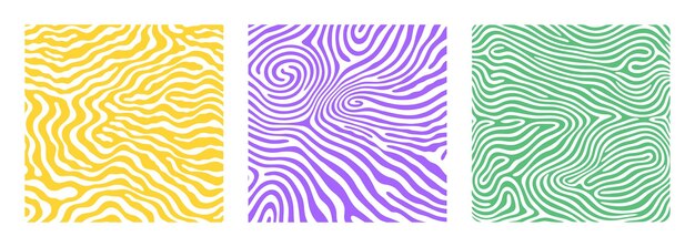 Groovy psychedelische Y2K stijl swirl achtergrond platte stijl ontwerp vector illustratie