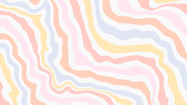 Premium Vector | Groovy retro pattern background in psychedelic ...