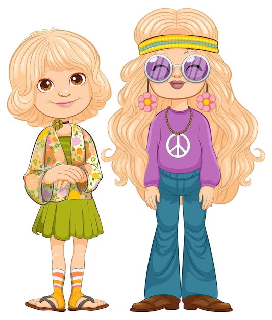 Groovy Seventies Fashion Friends