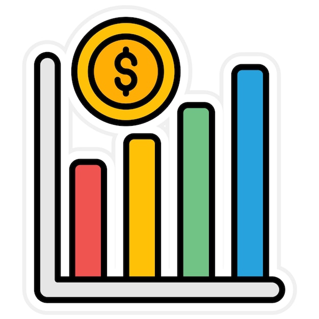 Vector gross profit icon vector image can be used for finance