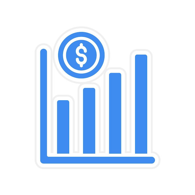 Gross profit icon vector image can be used for finance