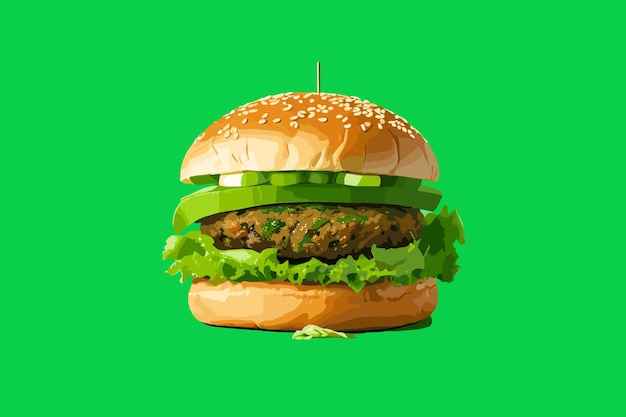 Grote Berger met groene achtergrond