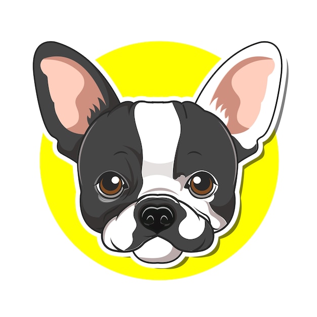 Vector grote hond cartoon