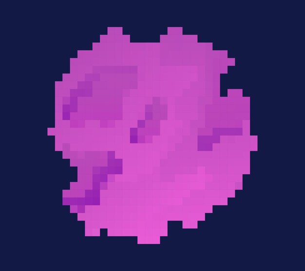 Grote pixel asteroïde