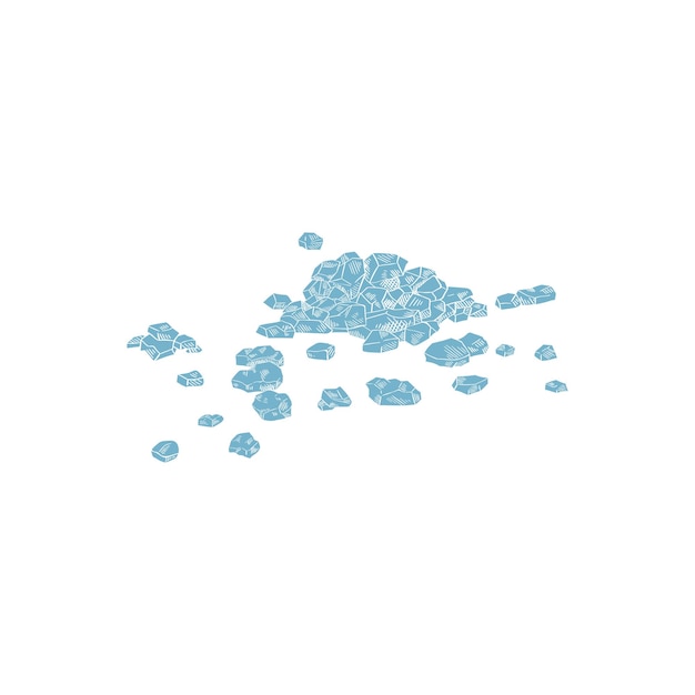 Grote stapel zeezout Blauw zout of suikerkristallen voor het verpakken van kaarsen of zeep