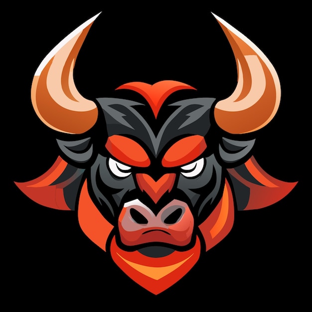 Vector grote stier mascotte vectorillustraties