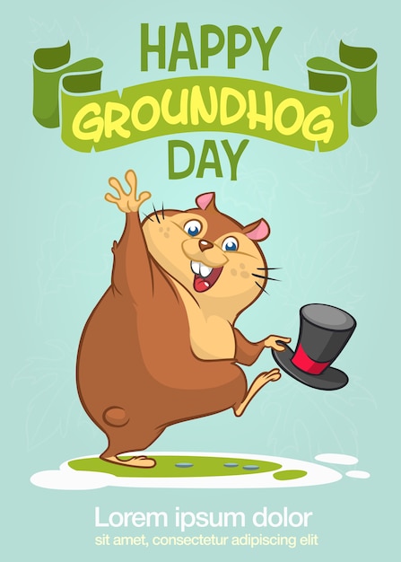 Vettore groundhog
