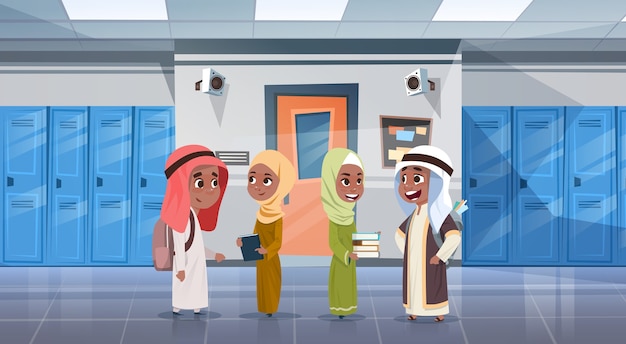 group of arab pupils