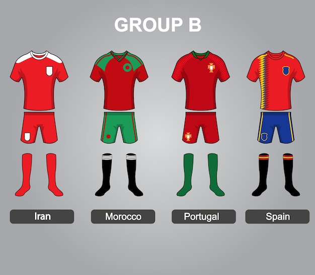 Group b team jersey