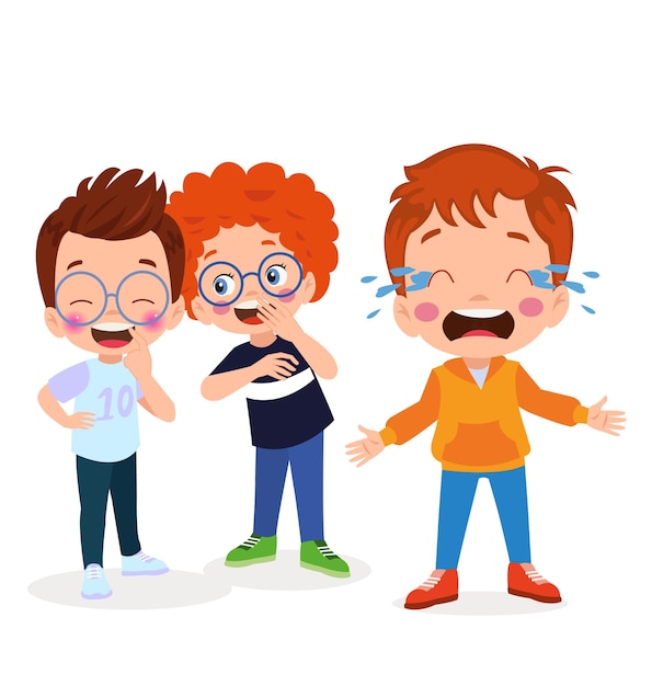 group of boy friends clipart