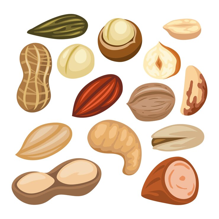Vector group of different nuts isolated