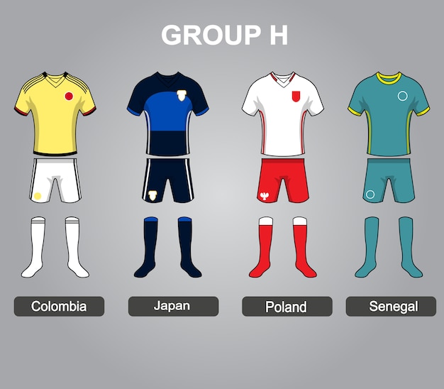 Group h team jersey