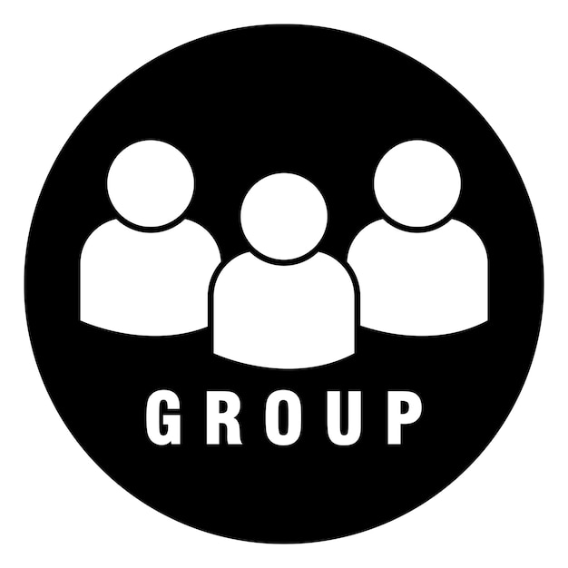 Group icon vector