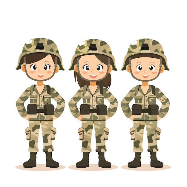 Group_of_cute_soldier_officer_in_camouflage