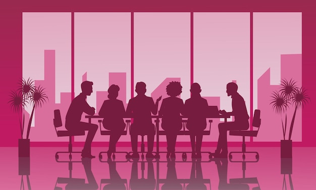 group of people business meeting