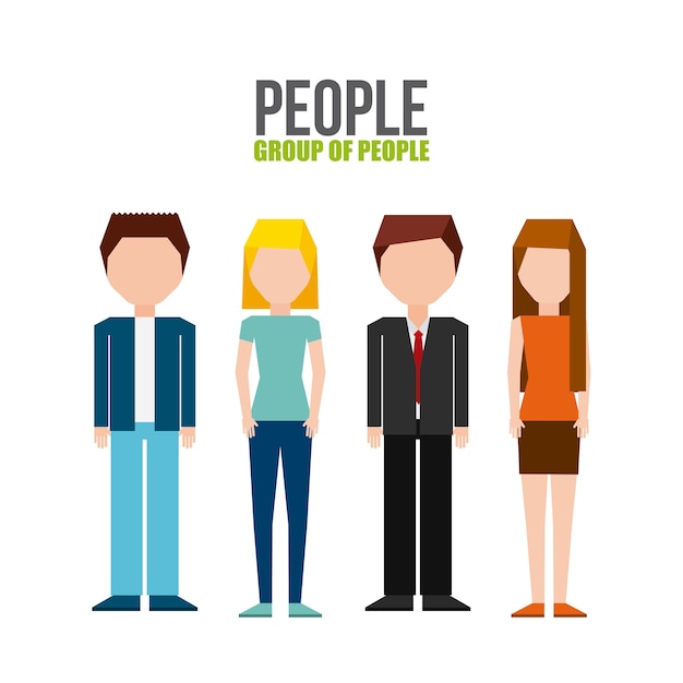 Group of people design