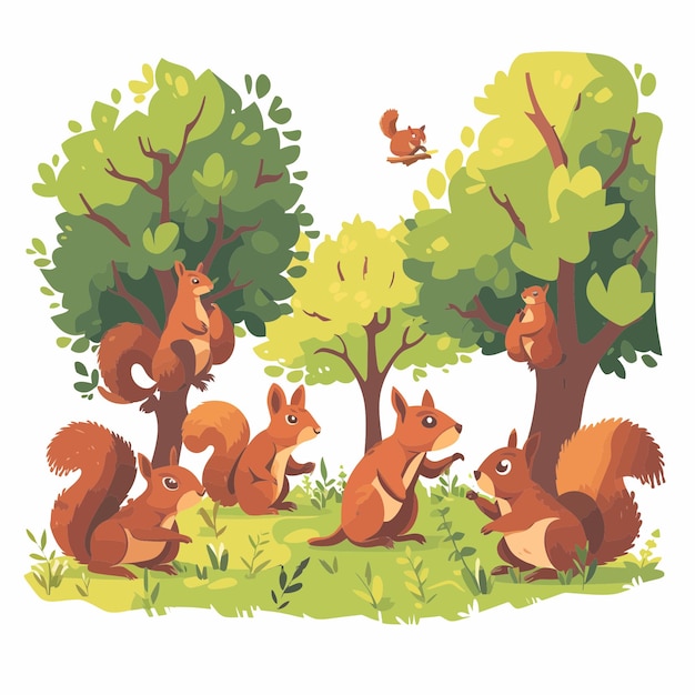 A group of squirrels 1