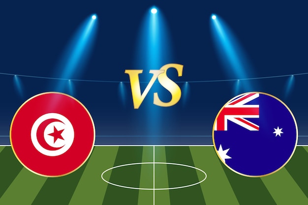 Partite della fase a gironi tunisia vs australia template