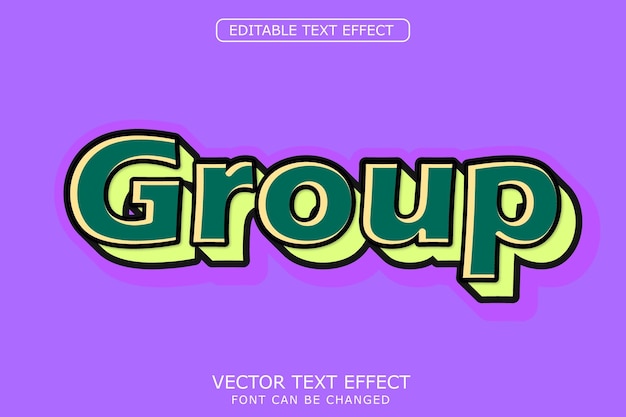 Group Text Effect