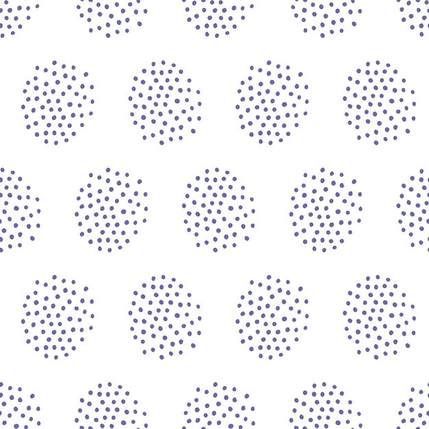 Group of very peri color small dots seamless pattern.