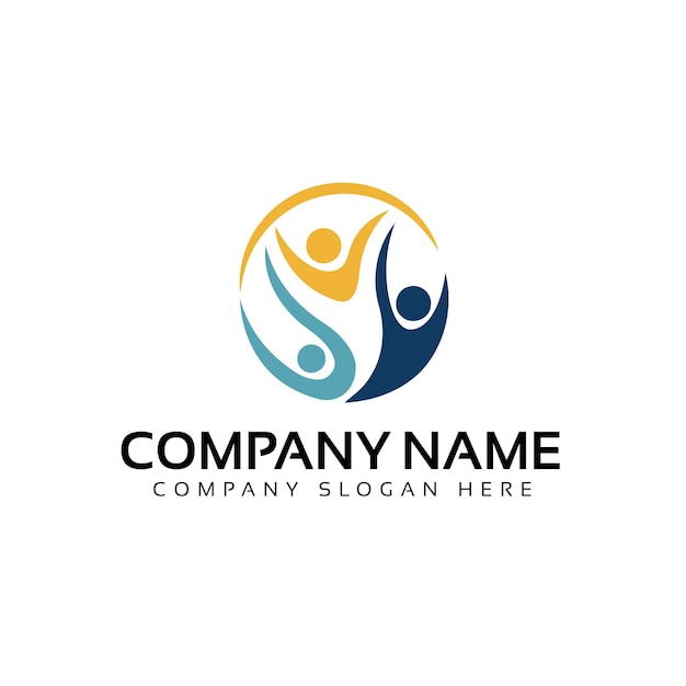 Group work family logo design