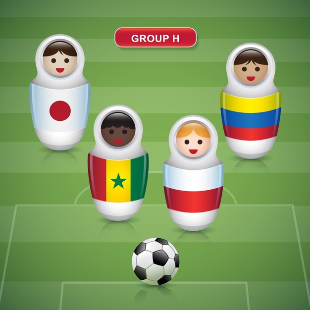 Groups h of soccer cup 2018