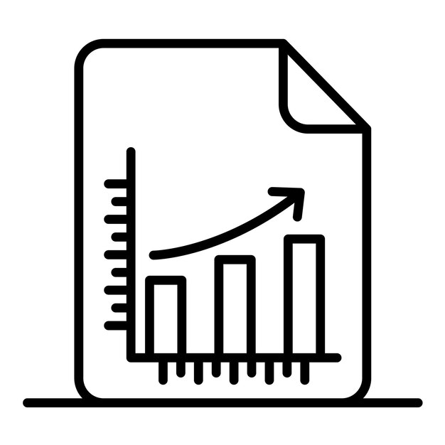 Growing Data Line Illustration