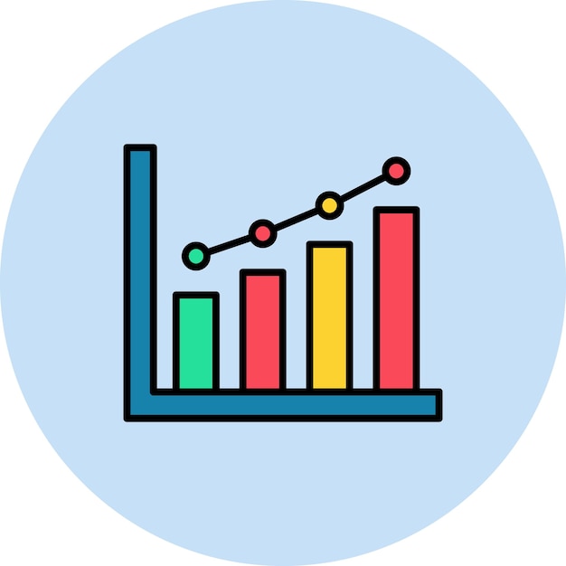 Growth Diagram icon vector image Can be used for Business