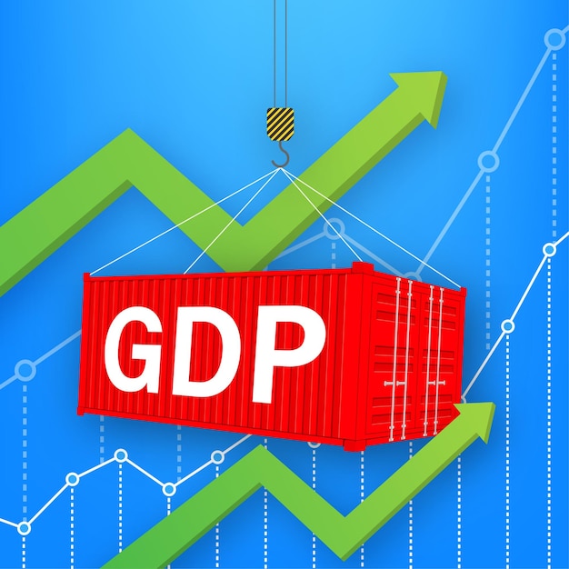 Growth gdp gross domestic product government budget increment in annual financial budget