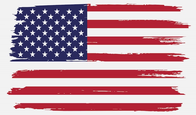 Grunge american flag