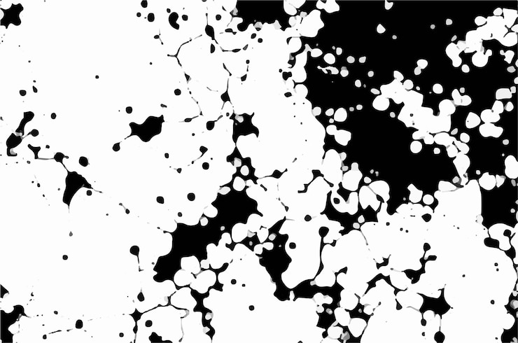 Vector grunge background distressed overlay texture black and white grunge texture vector illustration