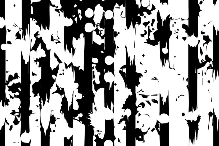 Vector grunge background distressed overlay texture black and white grunge texture vector illustration