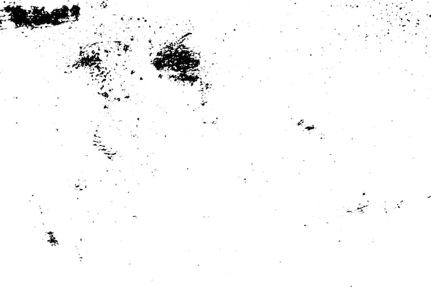 グランジの黒と白の背景クラック チップ ドットの抽象的なベクトル テクスチャ古い摩耗面の汚れたモノクロ パターン