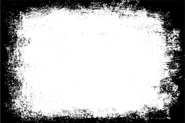 Grunge Black and White Frame