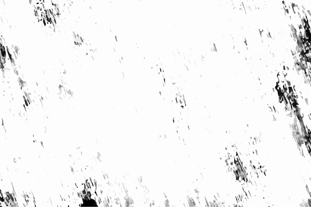 Vector grunge black and white pattern monochrome particles abstract texture background of cracks scuffs