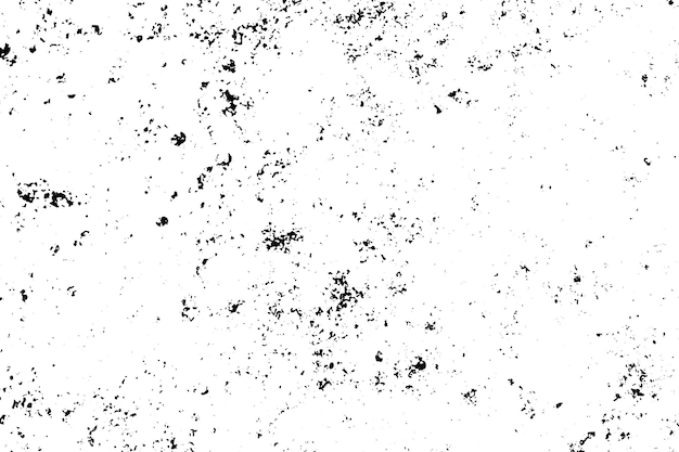 Vector grunge black and white texture abstract monochrome background pattern of cracks chips