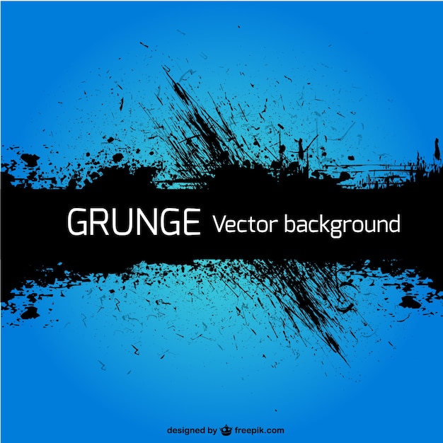 Vector grunge blauwe vector achtergrond