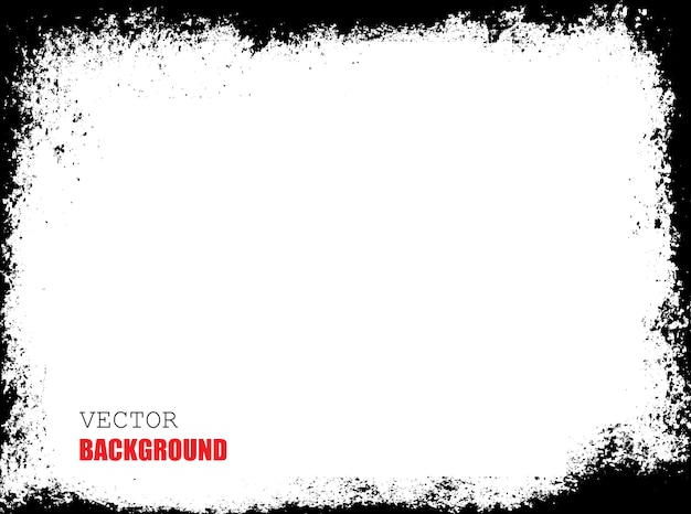 Vector grunge border frame background