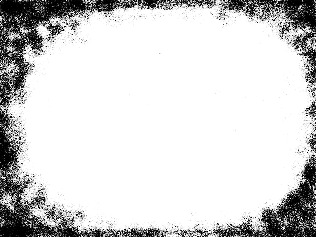 Vettore sfondo texture vettoriale bordo grunge sovrapposizione di frame astratto sfondo sporco e danneggiato illustrazione grafica vettoriale con eps10 bianco trasparente