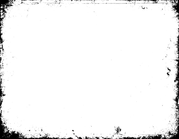 Grunge border vector textuur achtergrond Abstract frame overlay Vuile en beschadigde achtergrond Vector grafische illustratie met doorzichtige witte EPS10