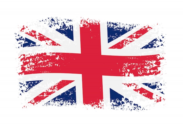 Grunge british flag